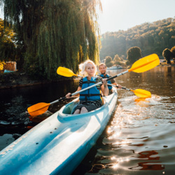 Kayak sur la Meuse